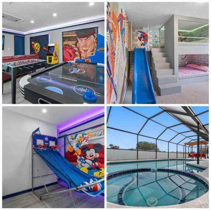 אורלנדו 13 Mins From Disney Arcade, Private Pool, & Themed Rooms מראה חיצוני תמונה